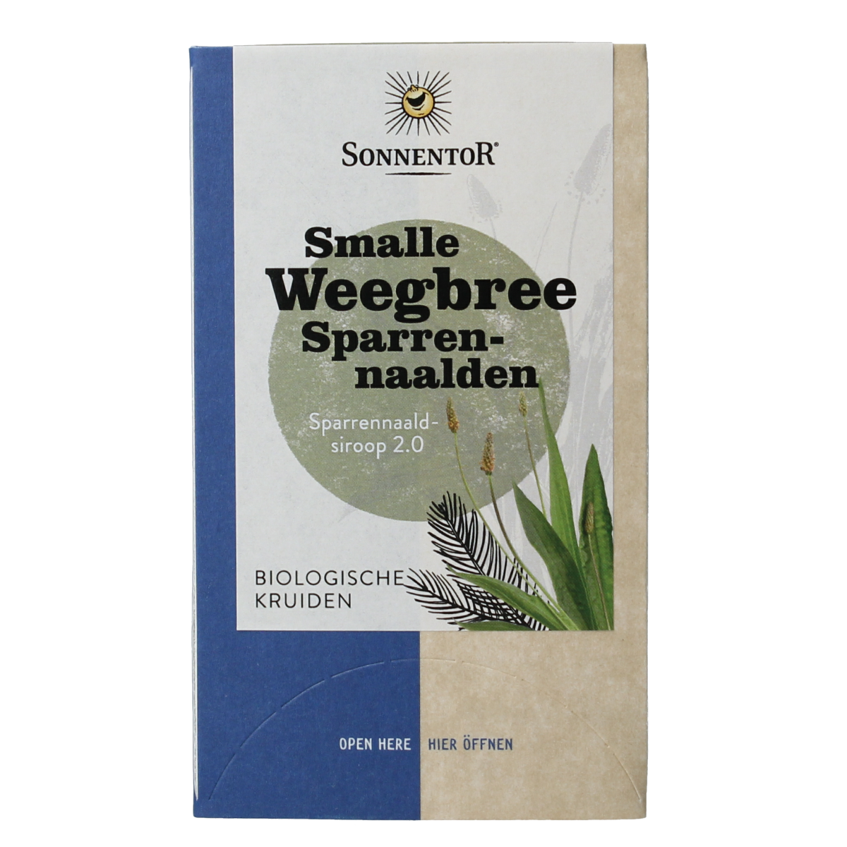 Sonnentor Smalle weegbree sparrennaald bio 18.00 Zakjes