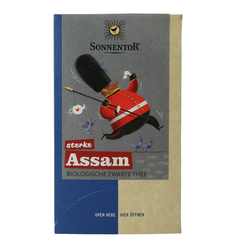 Sonnentor Assam English zwarte thee bio 18 Zakjes