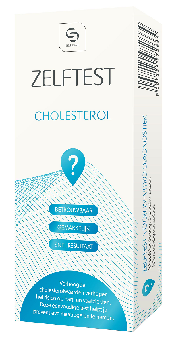 The Tester Zelftest cholesterol  1 Stuks