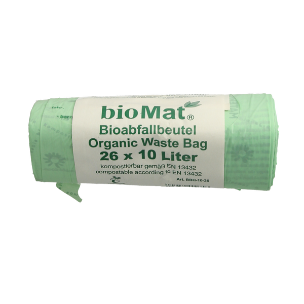Biomat Wastebag compost 10 liter handvat 26.00 Stuks