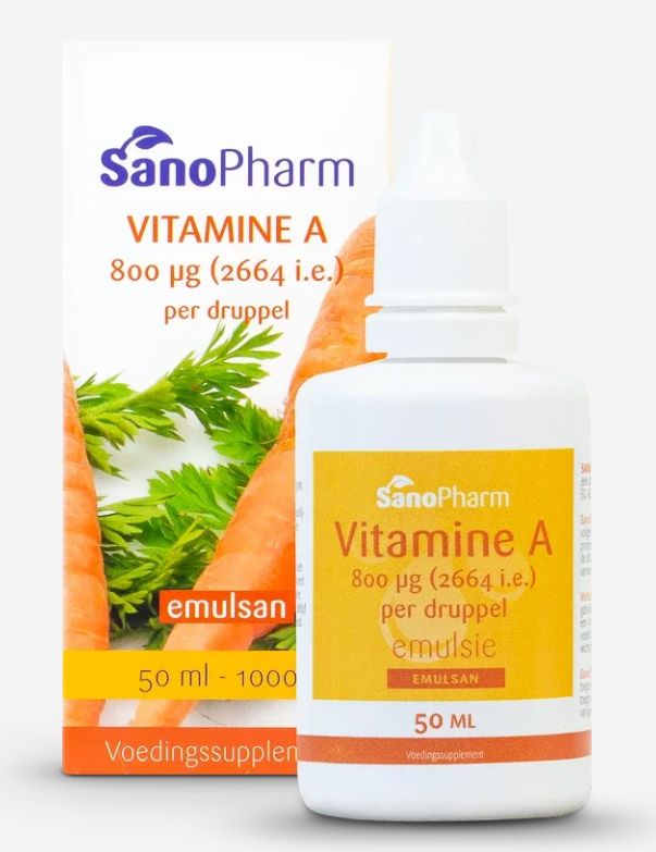 SanoPharm Vitamine A Emulsan 50.00 Milliliter