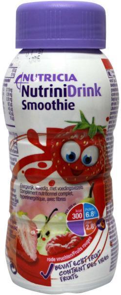 Nutrinidrink Smooth rood fruit 200.00 Milliliter