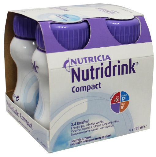 Nutridrink Compact neutraal 4 X 125ML 4 Stuks
