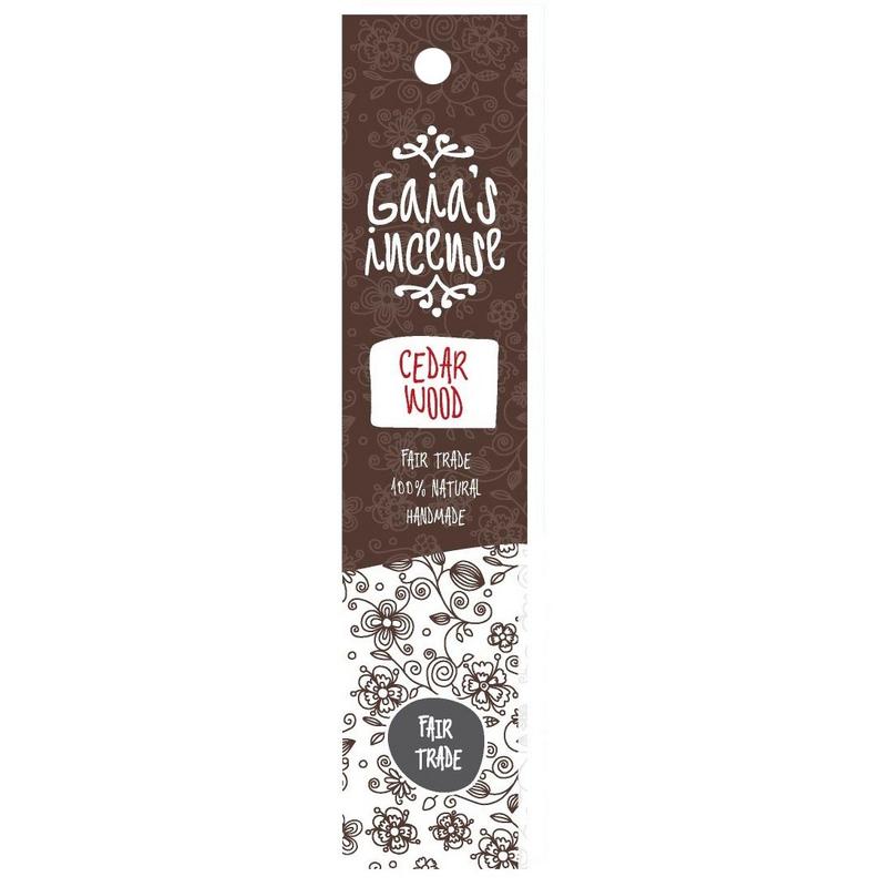 Gaia's Incense Ceder wood wierook 15 Stuks