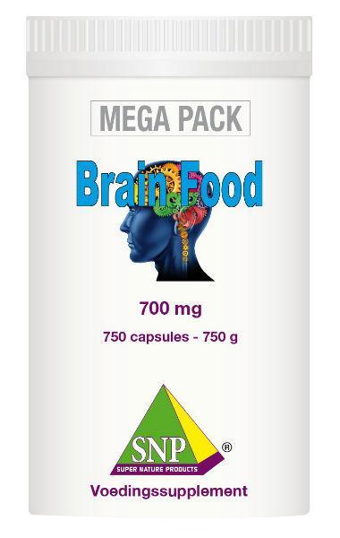 SNP Brainfood 700 mg megapack 750 Capsules