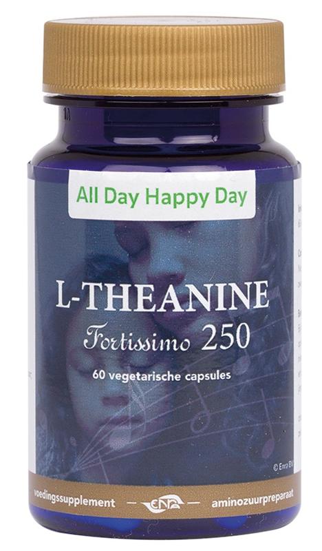 All Day Happy Day L-Theanine 250mg 60 Vegetarische capsules