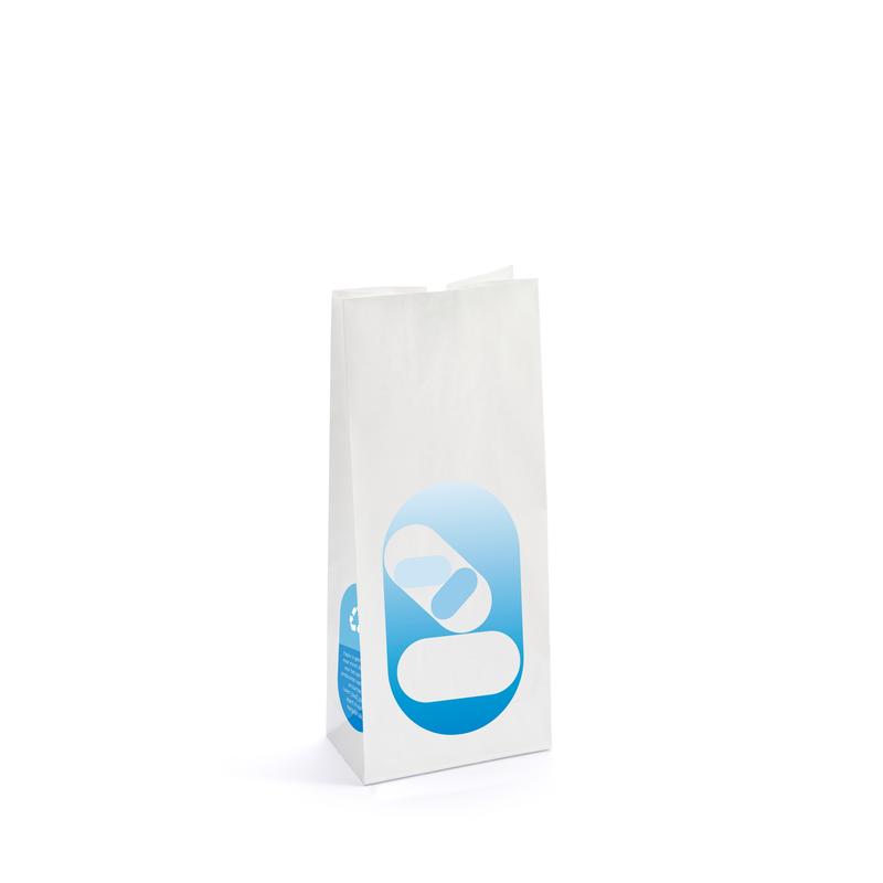 Brocacef Zak blokbodem 60 gram 80 x 50 x 220 met duimgat 1000 Stuks