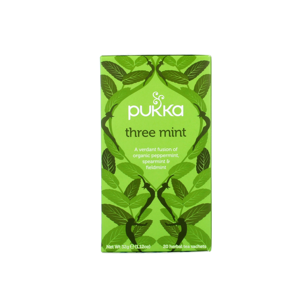 Pukka Three mint bio 20.00 Zakjes