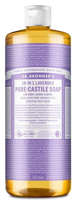 Dr Bronners Liquid soap lavendel 945 Milliliter