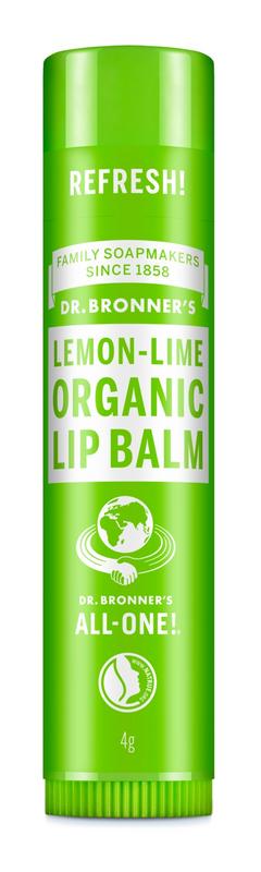 Dr Bronners Lipbalsem citroen limoen 4.00 Gram