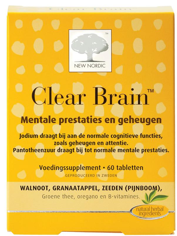New Nordic Clear brain 60 Tabletten