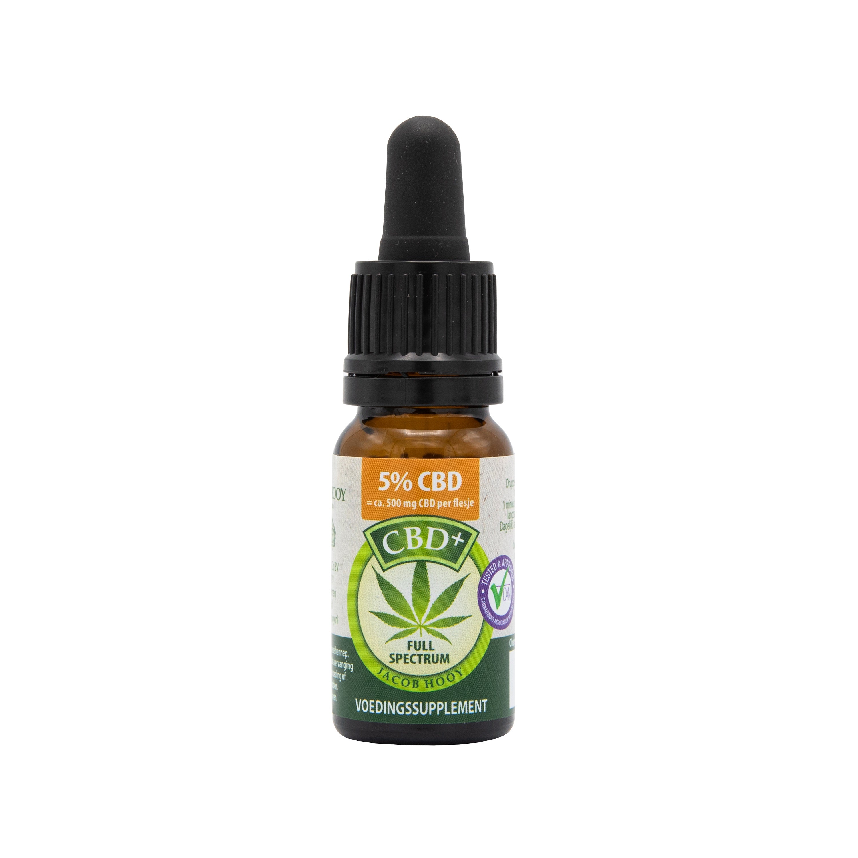 Jacob Hooy CBD plus olie 5% 10.00 Milliliter
