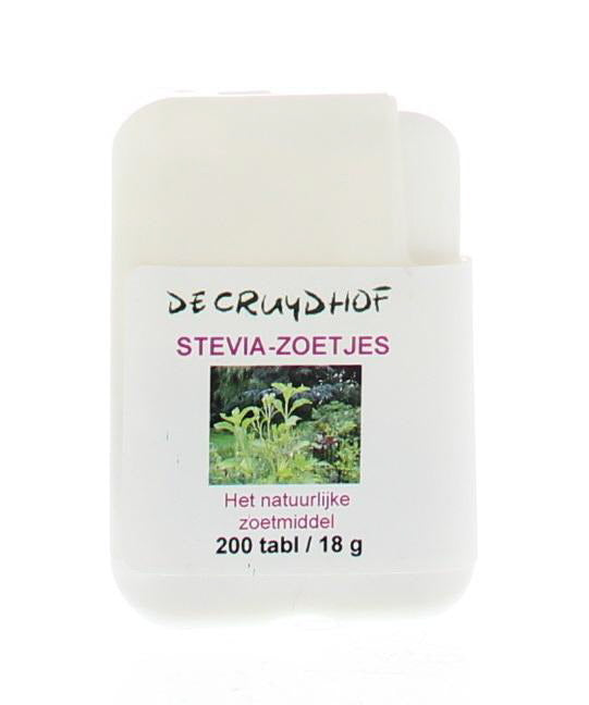 Cruydhof Stevia extract zoetjes dispenser  200 Tabletten