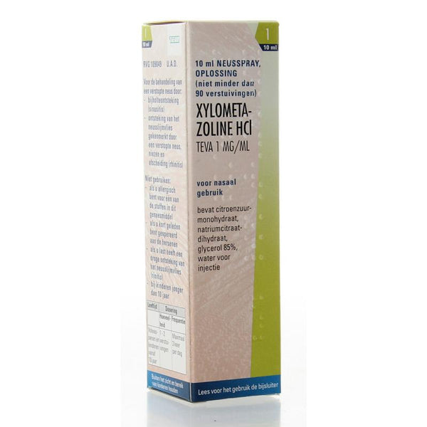Teva Xylometazoline 1mg spray  10.00 Milliliter
