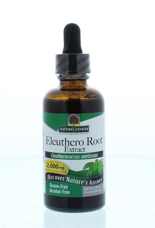 Natures Answer Siberische ginseng extract alcoholvrij 60 Milliliter