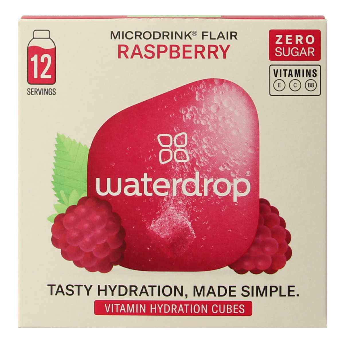 Waterdrop  Microdrink flair raspberry bruistabletten 12.00 Stuks