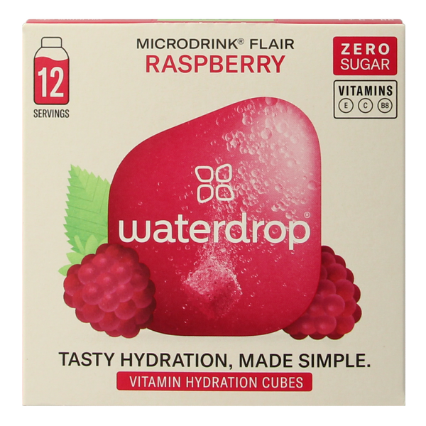 Waterdrop  Microdrink flair raspberry bruistabletten 12.00 Stuks