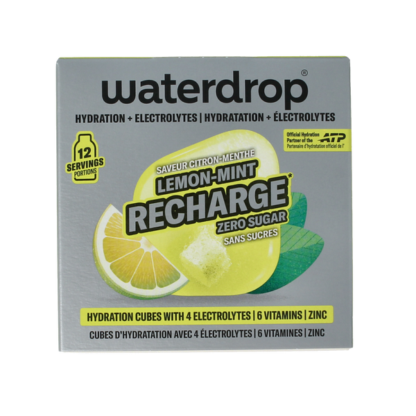 Waterdrop  Microlyte lemon mint 12.00 Stuks