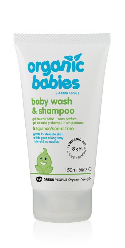 Green People Organic babies baby wash & shampoo scent free 150.00 Milliliter