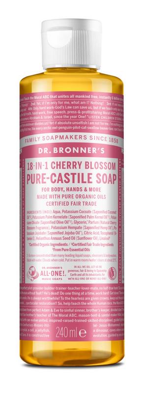 Dr Bronners Liquid soap cherry blossom 240.00 Milliliter