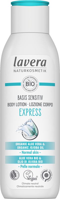 Lavera Basis Sensitiv bodylotion express bio 250 Milliliter