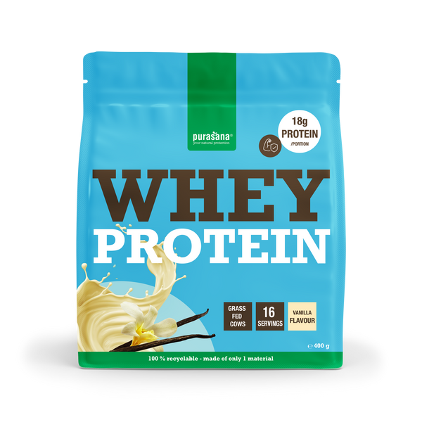 Purasana Whey proteine vanille 400.00 Gram