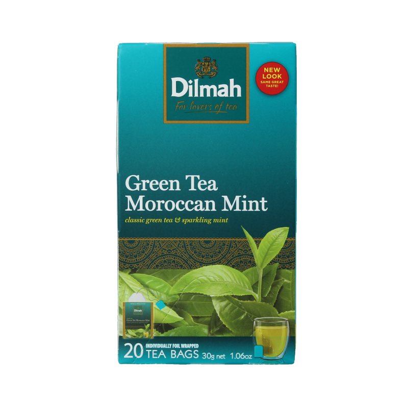 Dilmah Moroccan mint green tea selection 20 Zakjes