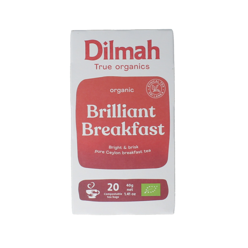 Dilmah Brilliant breakfast tea bio 20 Zakjes