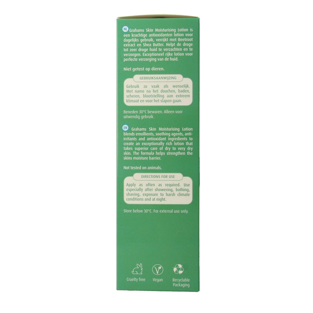 Grahams Skin moisturizing lotion  200.00 Milliliter