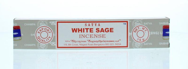 Satya Wierookstokjes witte salie 15.00 Gram