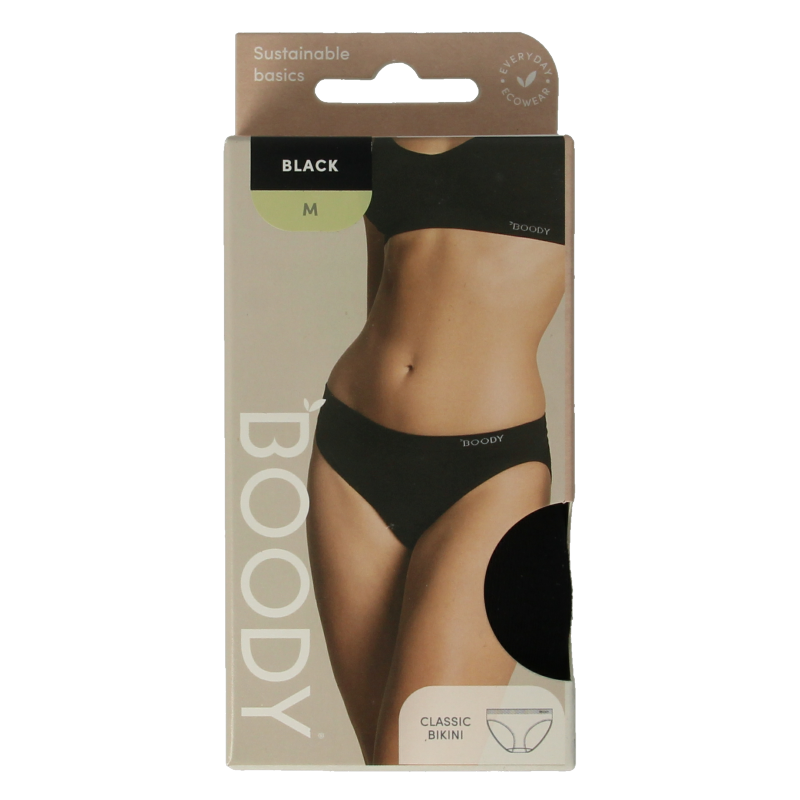 Booby Bikinislip classic zwart medium 1 Stuks