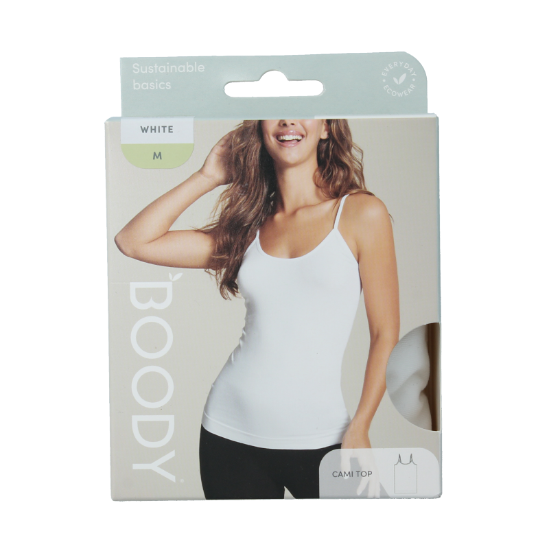 Boody  Cami top wit M 1 Stuks