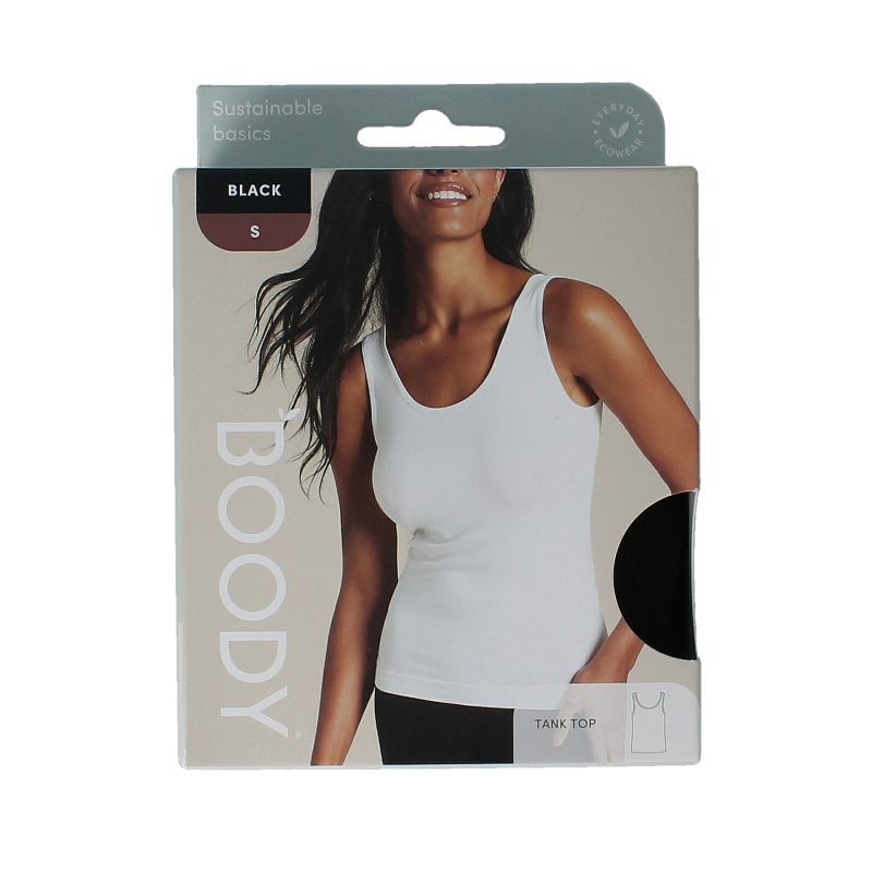 Boody  Tank top zwart S 1 Stuks