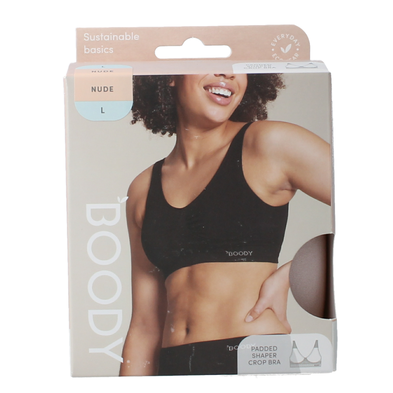 Boody  Padded shaper crop BH blush L 1 Stuks