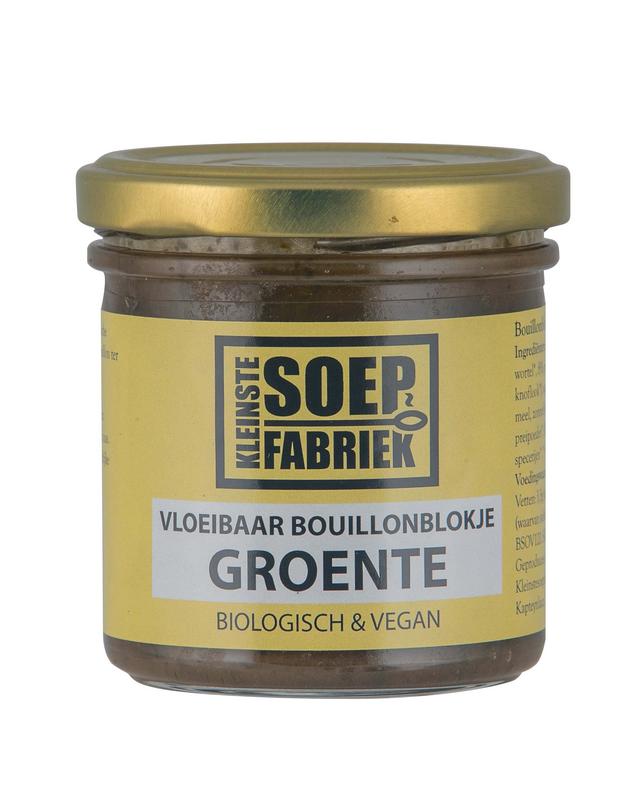 Kleinstesoepfabriek Vloeibare bouillonblokjes groente bio 150 Milliliter
