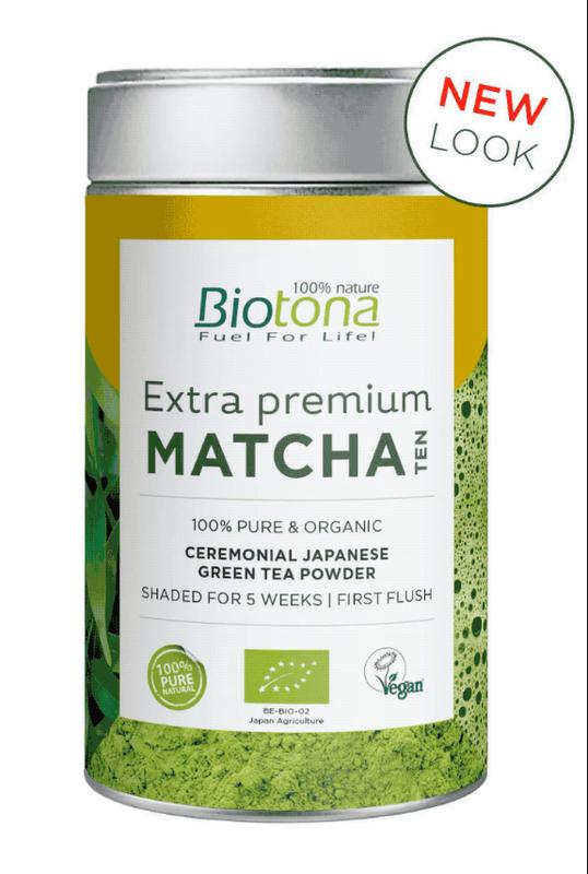 Biotona Extra premium matcha tea poeder bio 80 Gram