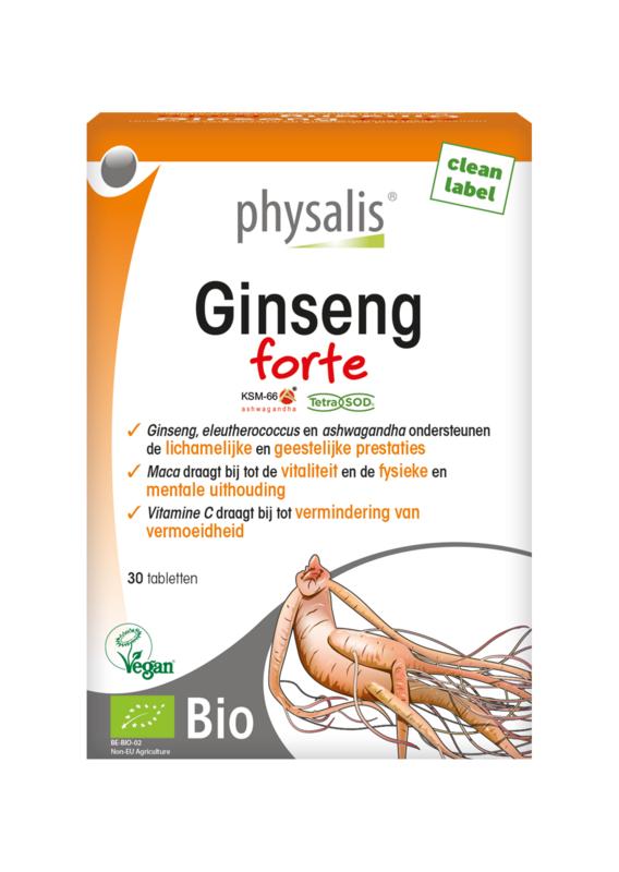 Physalis Ginseng forte bio 30 Tabletten
