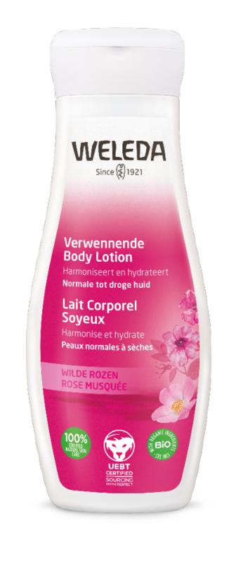 Weleda Wilde rozen verwennende bodylotion 200 Milliliter