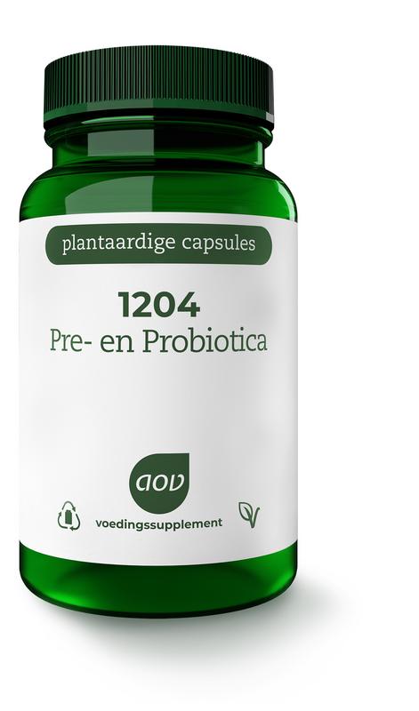 AOV 1204 Pre- en probiotica 30 Vegetarische capsules