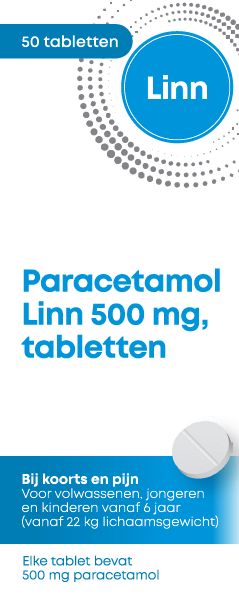 Linn Paracetamol rond 500mg 50.00 Tabletten
