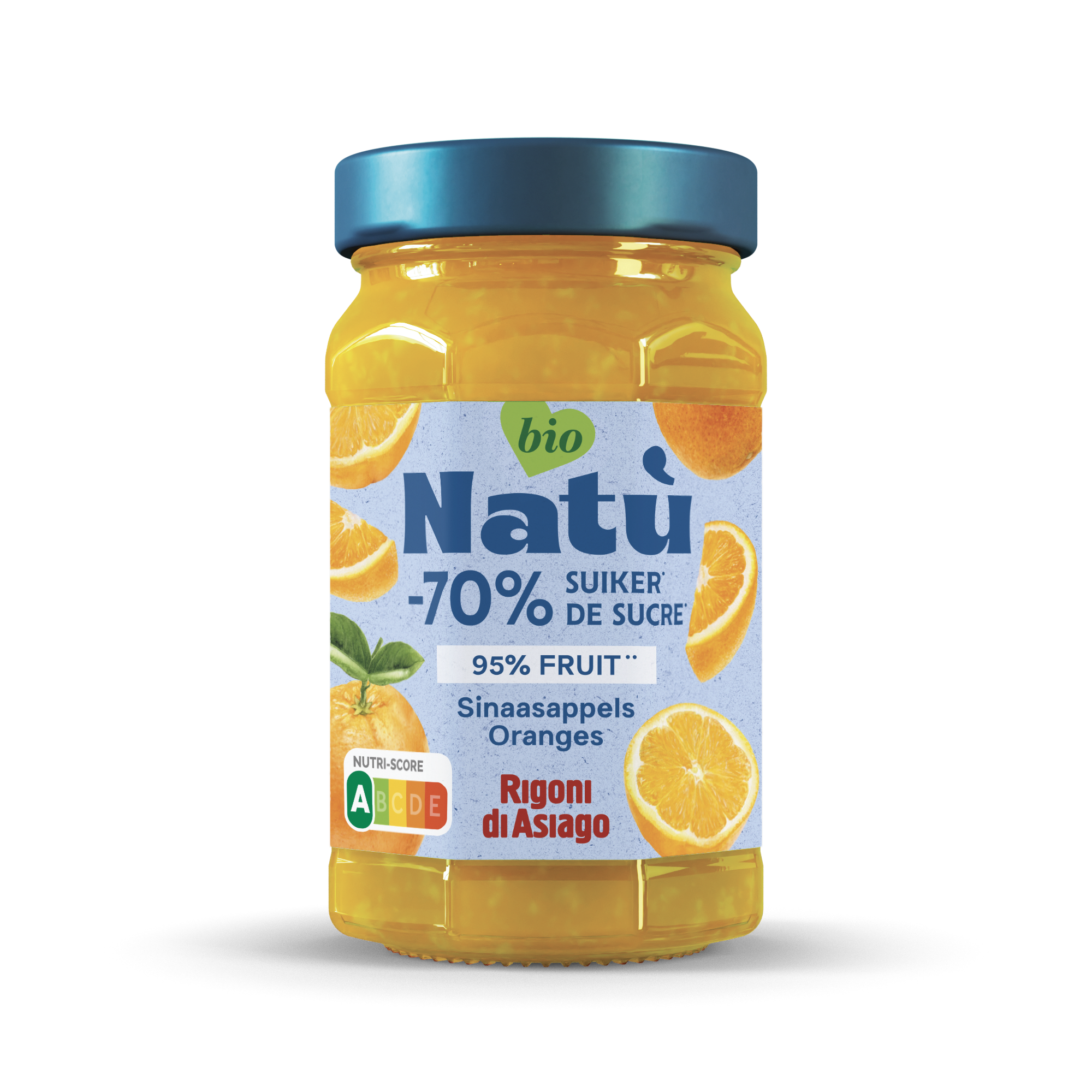 Natu Sinasappel jam -70% suiker 240.00 Gram