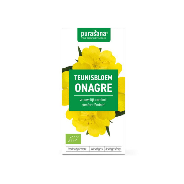 Purasana Teunisbloem bio 60.00 Softgels