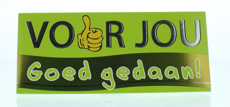 Voor Jou! Wensreep goed gedaan 70 Gram