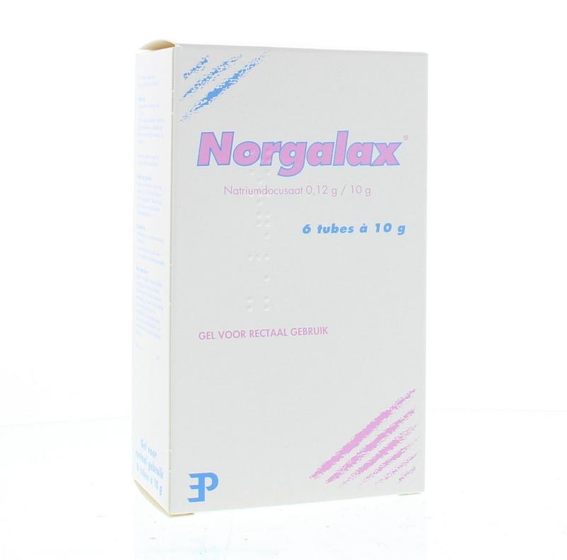 Norgalax Gel 10g 6st 6.00 Stuks