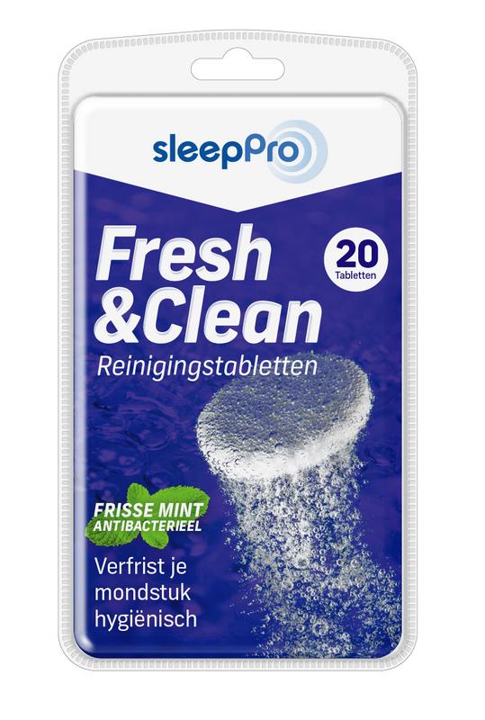 SleepPro Fresh & clean reinigingstabletten 20 Stuks