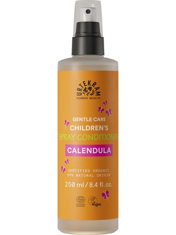 Urtekram Conditioner spray kinderen calendula 250 Milliliter