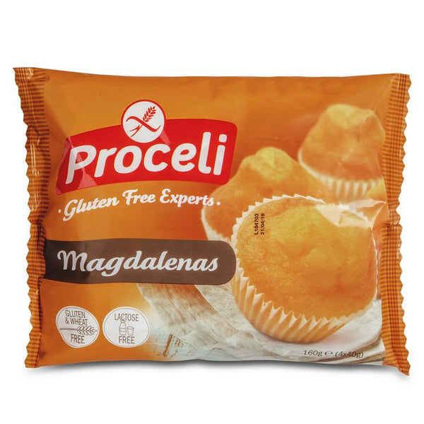 Proceli Magdalenas glutenvrij 4 stuks 160 Gram