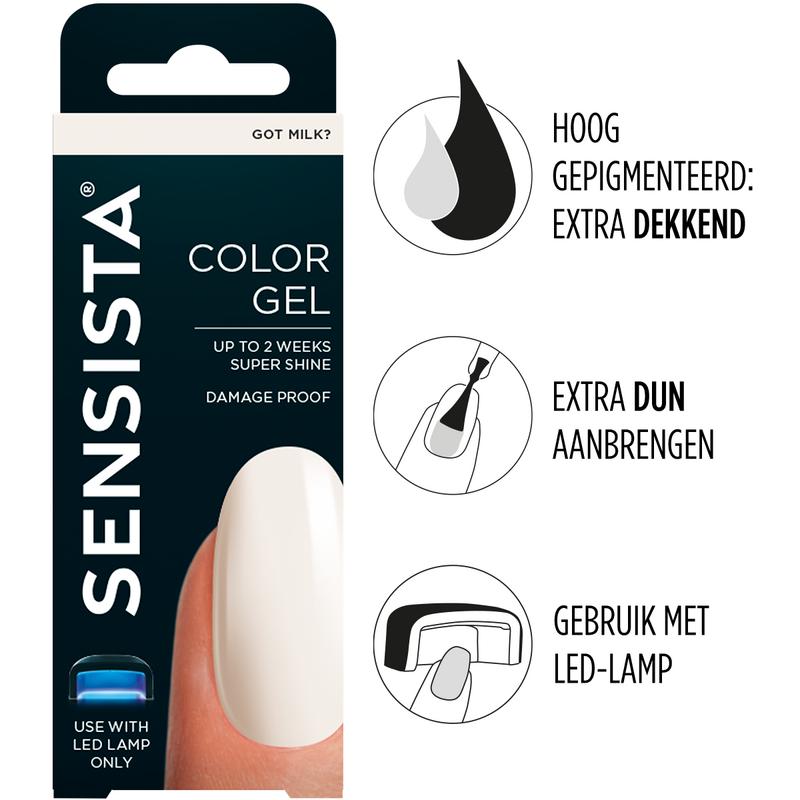 Sensista Color gel got milk 7.5 Milliliter