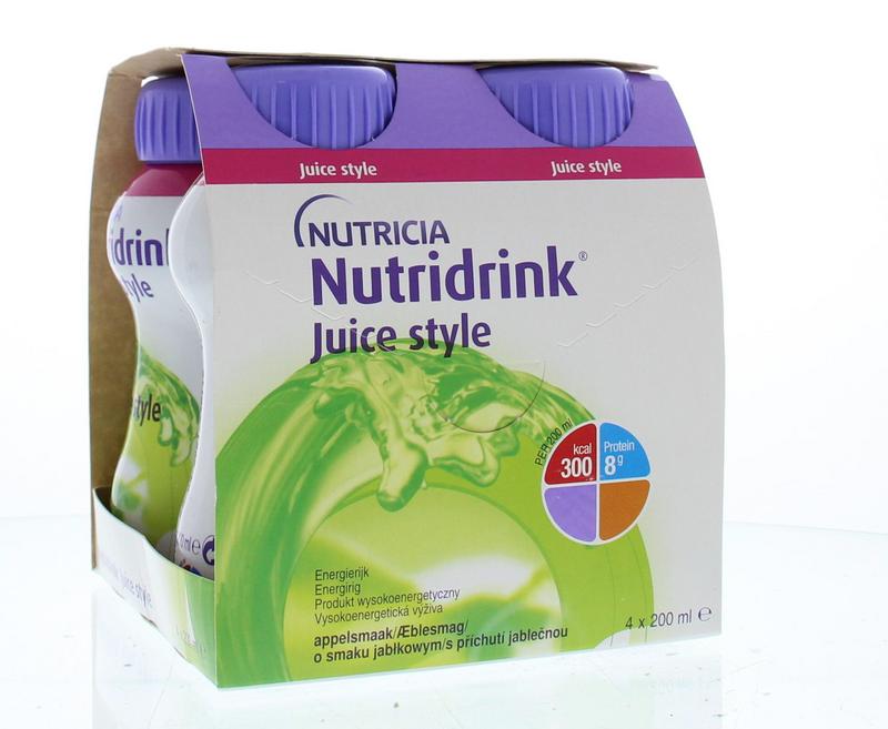Nutridrink Juice style appel 4 Stuks