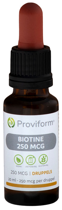 Proviform Biotine 250mcg druppels 20 Milliliter